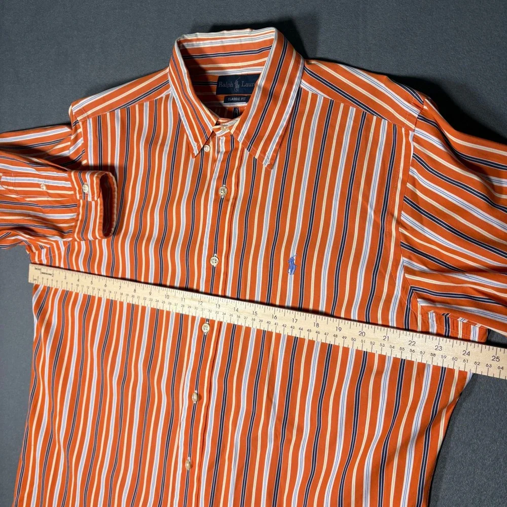 Ralph Lauren Polo Custom Fit Men's‎ Large Button Down